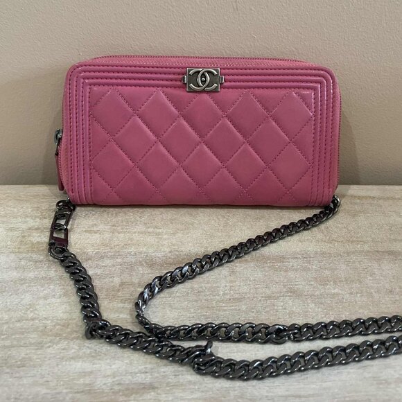 Pink Chanel Crossbody Bag - Picture 1 of 9